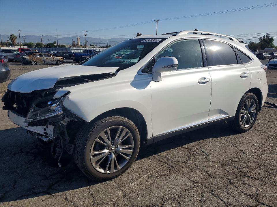 2014 Lexus Rx VIN JTJBK1BA9E2460698 COPART salvage auction — FRONT END, CA, sold $3,900 on 2026-07-23 (photo 1)