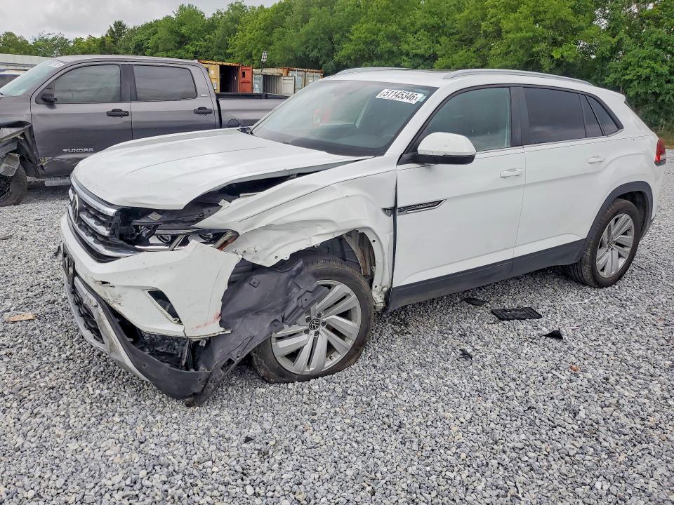 2022 Volkswagen Atlas VIN 1V2JC2CA1NC224359 COPART salvage auction — FRONT END, Tx - Salvage Vehicle Title, sold $3,250 on 2026-07-20 (photo 1)