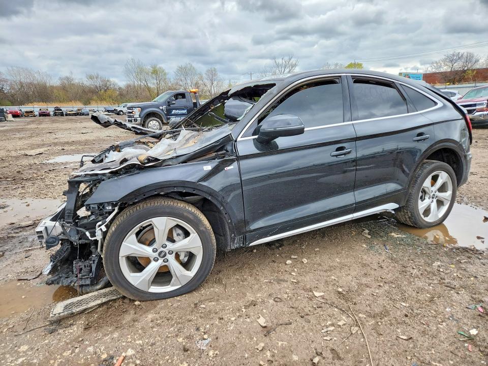 2021 Audi Q5 sportback VIN WA15AAFY6M2115759 COPART salvage auction — BURN, Il - Salvage Certificate, sold $1,600 on 2026-07-10 (photo 1)