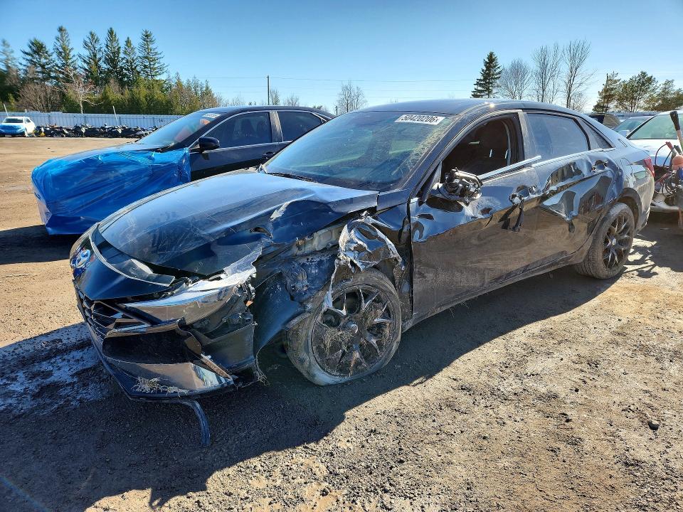 2021 Hyundai Elantra VIN KMHLN4AG7MU071403 COPART salvage auction — FRONT END, Salvage Title, sold $600 on 2026-07-21 (photo 1)