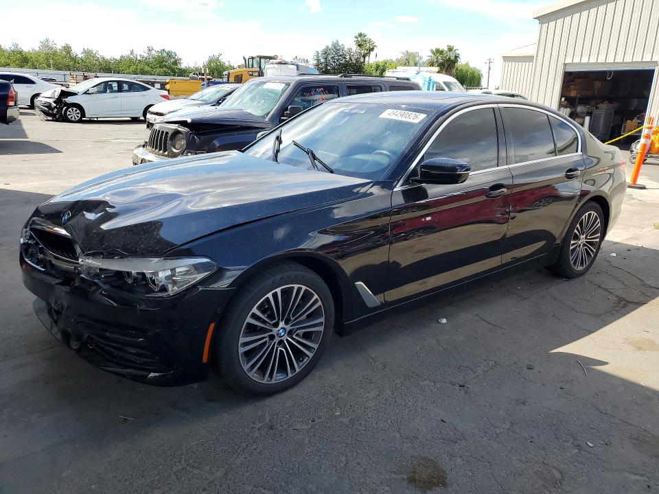 2020 BMW 5er VIN WBAJR3C03LWW83110 COPART salvage auction — FRONT END, Ca - Salvage Certificate, sold $9,300 on 2026-07-16 (photo 1)