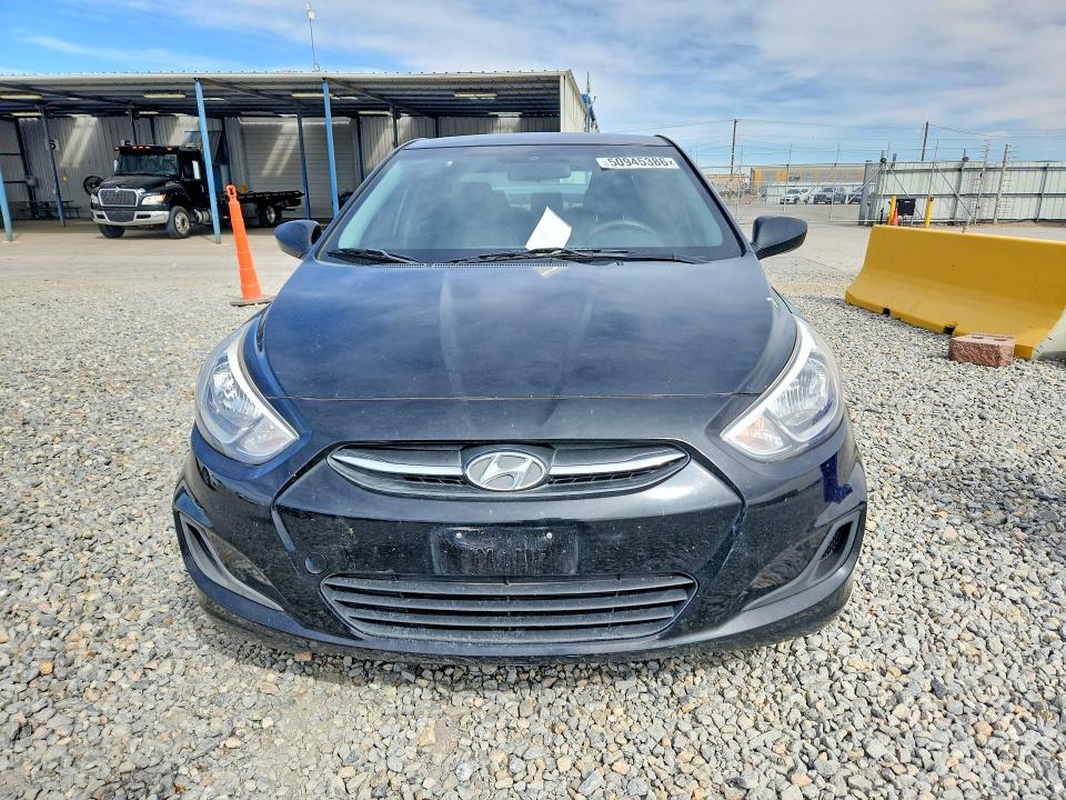 2016 Hyundai Accent VIN KMHCT4AE4GU973189 COPART salvage auction — REAR END, ID - SALVAGE CERTIFICATE OF TITLE, sold $850 on 2026-07-07 (photo 5)