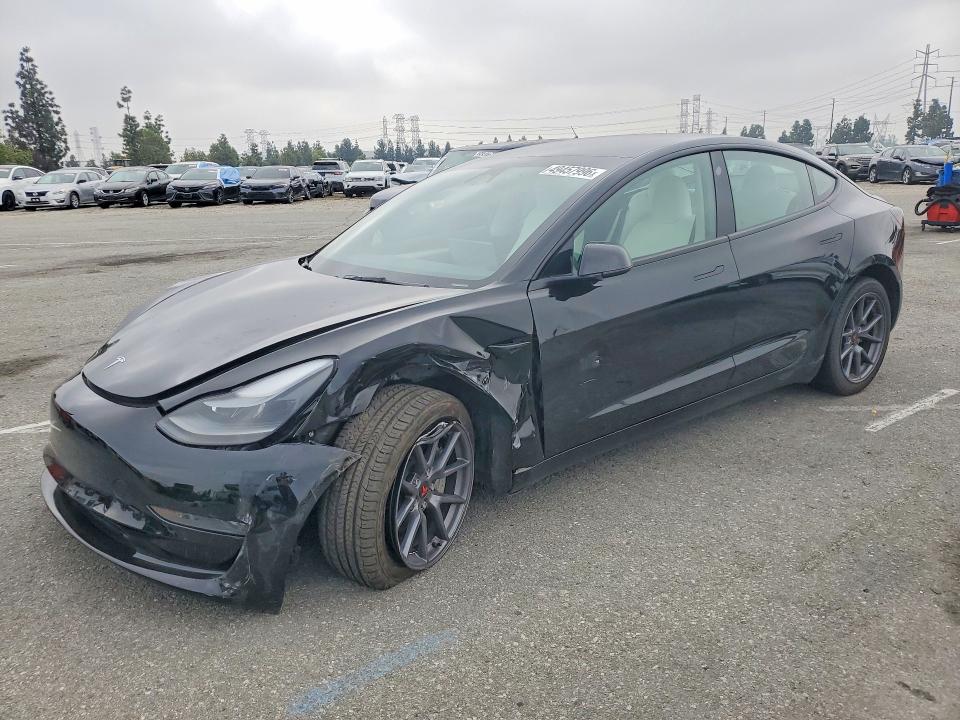 2023 Tesla Model 3 VIN 5YJ3E1EA3PF587702 COPART salvage auction — ALL OVER, Ca - Salvage Certificate, sold $5,000 on 2026-07-30 (photo 1)