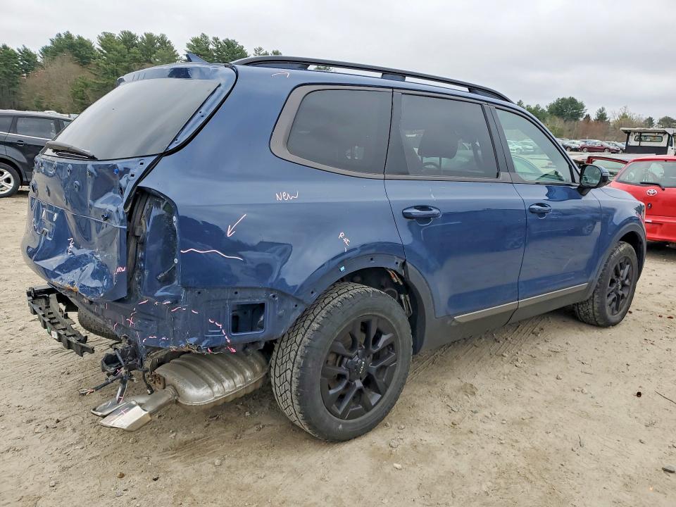 2023 Kia Telluride VIN 5XYP5DGC5PG359999 COPART salvage auction — REAR END, Ma - Cert Of Title-Salvage, sold $12,100 on 2026-07-06 (photo 3)