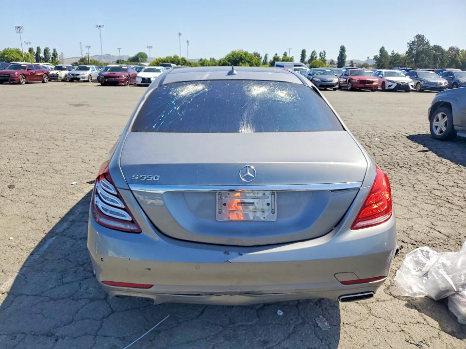 2015 Mercedes-benz S-klasse VIN WDDUG8CB3FA086664 COPART salvage auction — VANDALISM, Ca - Dis/Dlr/Exp Only Clean Title, sold $5,800 on 2026-07-27 (photo 6)