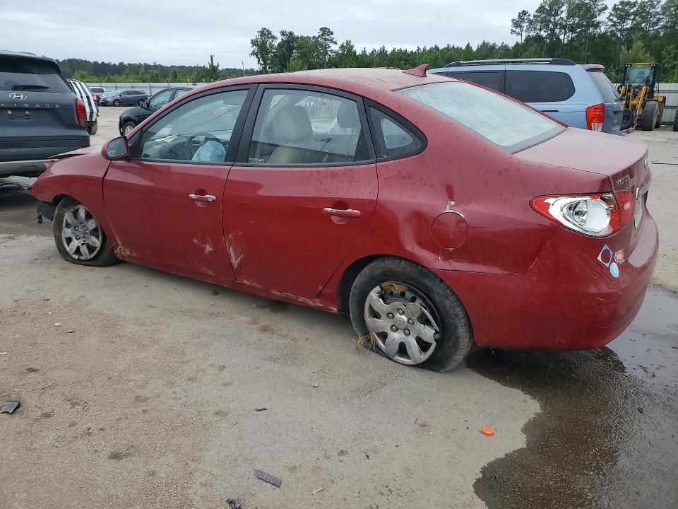 2010 Hyundai Elantra VIN KMHDU4AD2AU182966 COPART salvage auction — ROLLOVER, Sc - Cert Of Title-Salvage, sold $425 on 2026-07-29 (photo 2)