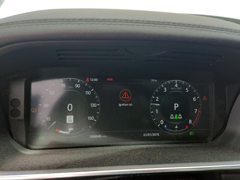 2020 Land rover RANGE ROVER VIN SALGS2RU4LA575736 COPART salvage auction — MINOR DENT/SCRATCHES, Fl - Certificate Of Title, sold $24,500 on 2026-07-03 (photo 9)