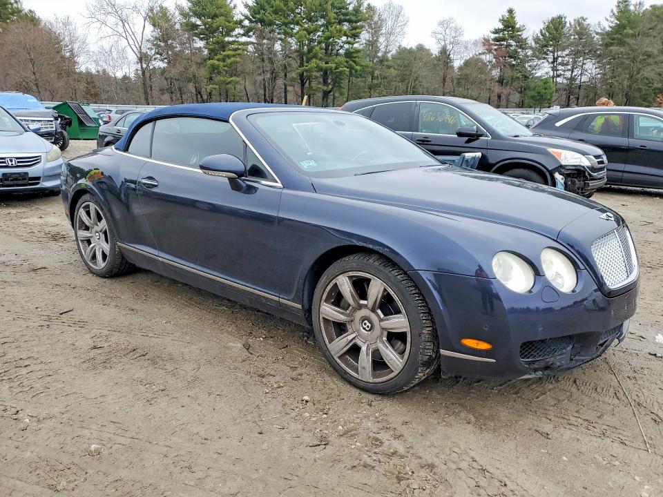 2007 Bentley Continental VIN SCBDR33W97C047564 COPART salvage auction — ROOF, Ma - Cert Of Title-Reconstrctd Coll, sold $8,100 on 2026-07-16 (photo 4)