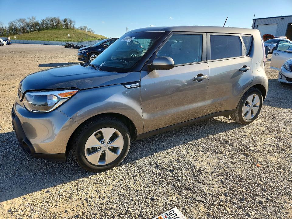 2016 Kia Soul VIN KNDJN2A26G7409347 COPART salvage auction — HAIL, Id - Salvage Certificate Of Title, sold $1,050 on 2026-07-14 (photo 1)