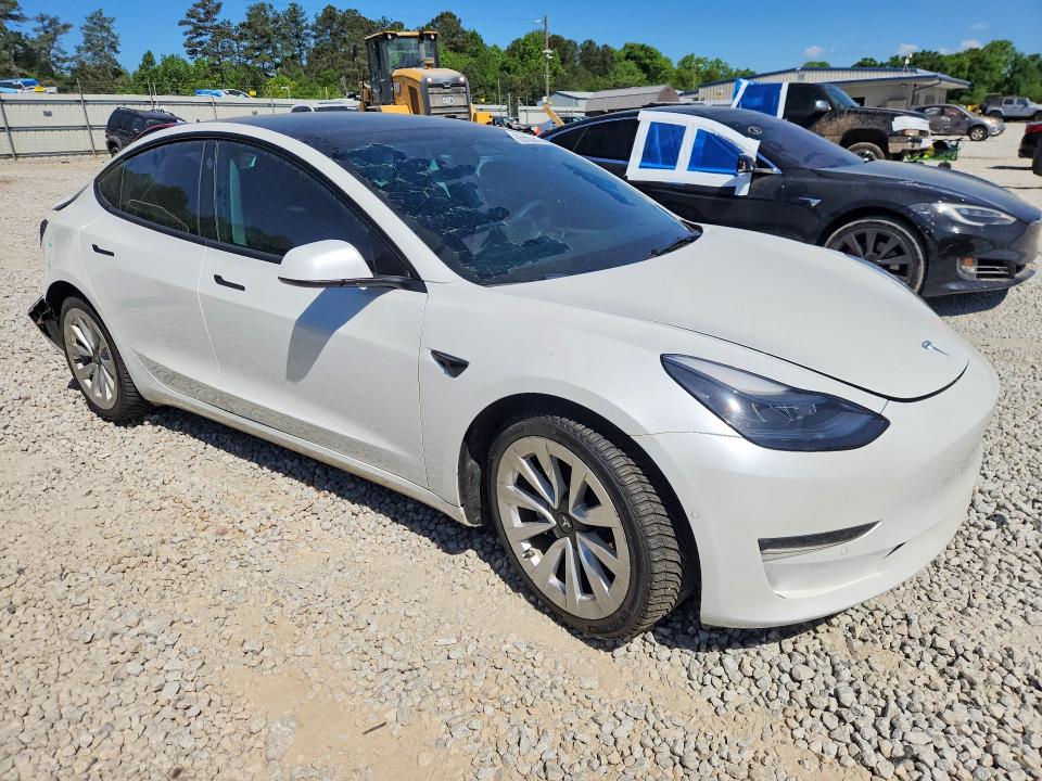 2022 Tesla Model 3 VIN 5YJ3E1EB7NF272293 COPART salvage auction — REAR END, Ga - Cert Of Title-Salvage, sold $9,000 on 2026-07-09 (photo 4)