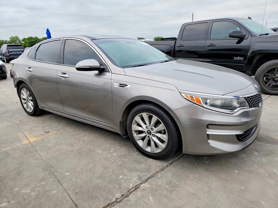 2018 Kia Optima VIN 5XXGU4L33JG242541 COPART salvage auction — REAR END, Tx - Salvage Vehicle Title, sold $3,250 on 2026-07-02 (photo 4)