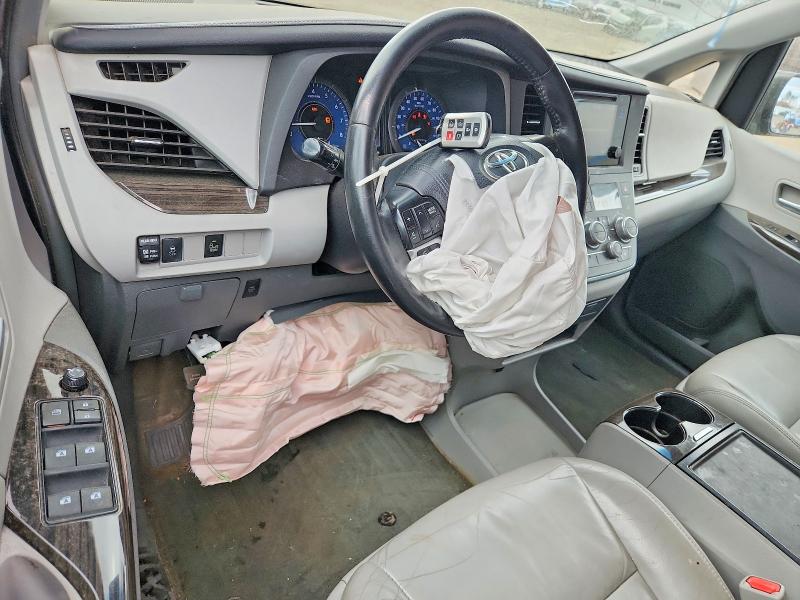 2015 Toyota Sienna VIN 5TDDK3DC1FS104942 COPART salvage auction — FRONT END, Ct - Cert Of Title-Salvage, sold $3,350 on 2026-07-10 (photo 8)