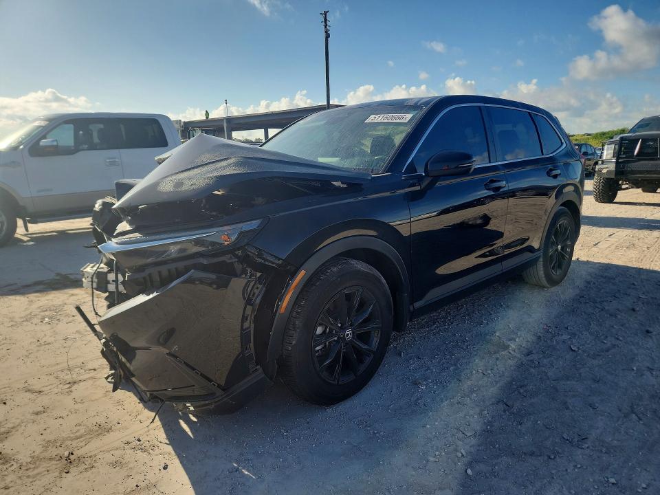 2024 Honda Cr-v VIN 2HKRS3H78RH312572 COPART salvage auction — FRONT END, Fl - Cert Of Title Slvg Rebuildable, sold $9,100 on 2026-07-02 (photo 1)