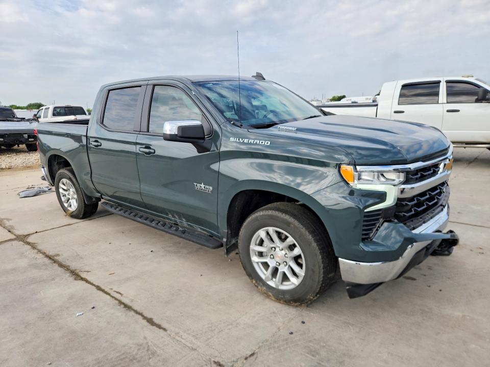 2025 Chevrolet Silverado VIN 1GCPACEK8SZ152212 COPART salvage auction — FRONT END, Tx - Certificate Of Title, sold $10,100 on 2026-07-02 (photo 4)