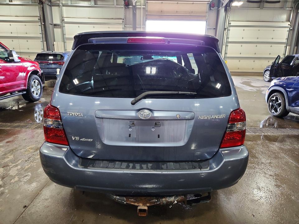 2007 Toyota Highlander VIN JTEEP21A170190806 COPART salvage auction — FRONT END, Mn - Cert Of Title-Prior Salvage, sold $575 on 2026-07-14 (photo 6)