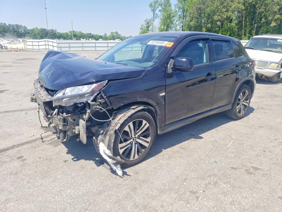 2020 Mitsubishi Outlander VIN JA4AP3AU2LU015366 COPART salvage auction — FRONT END, Nc - Salvage Certificate Of Title, sold $1,850 on 2026-07-09 (photo 1)