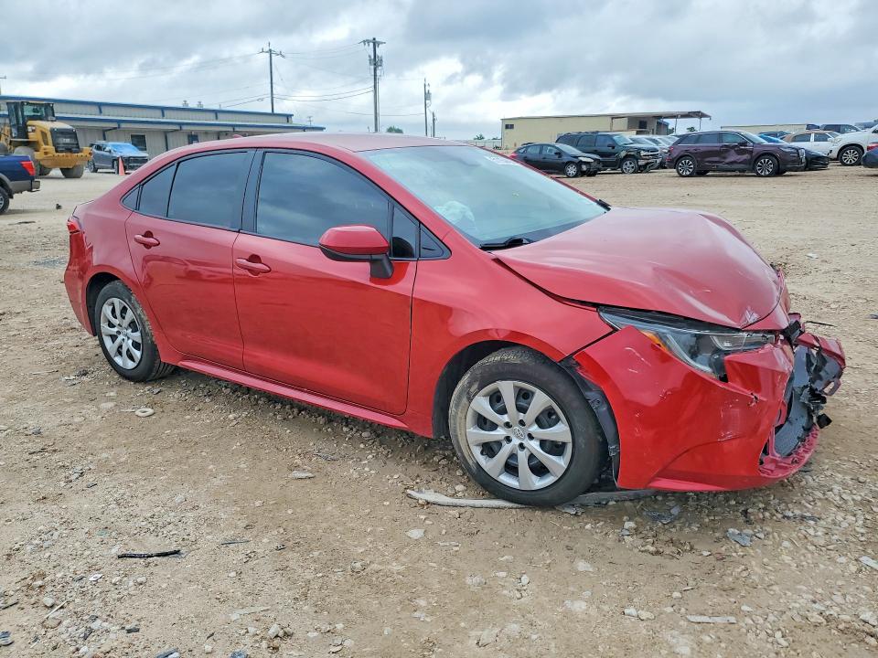2020 Toyota Corolla VIN 5YFEPRAE8LP092212 COPART salvage auction — FRONT END, Tx - Salvage Vehicle Title, sold $2,950 on 2026-07-30 (photo 4)