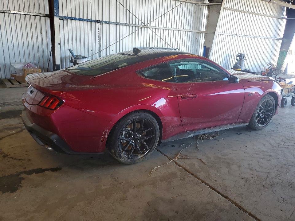 2025 Ford Mustang VIN 1FA6P8CF7S5406812 COPART salvage auction — ROLLOVER, Ca - Salvage Certificate, sold $8,100 on 2026-07-02 (photo 3)