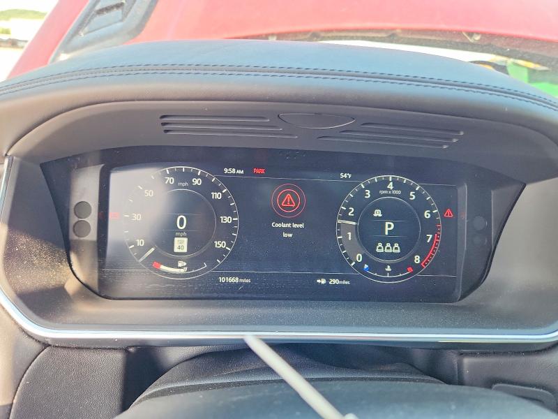 2019 Land rover Range rover sport VIN SALWV2SV7KA843151 COPART salvage auction — FRONT END, Ok - Cert Of Title-Salvage, sold $7,200 on 2026-07-22 (photo 9)