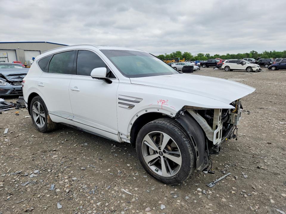 2024 Genesis Gv80 VIN KMUHBDSB6RU176301 COPART salvage auction — FRONT END, Il - Salvage Certificate, sold $9,700 on 2026-07-06 (photo 4)