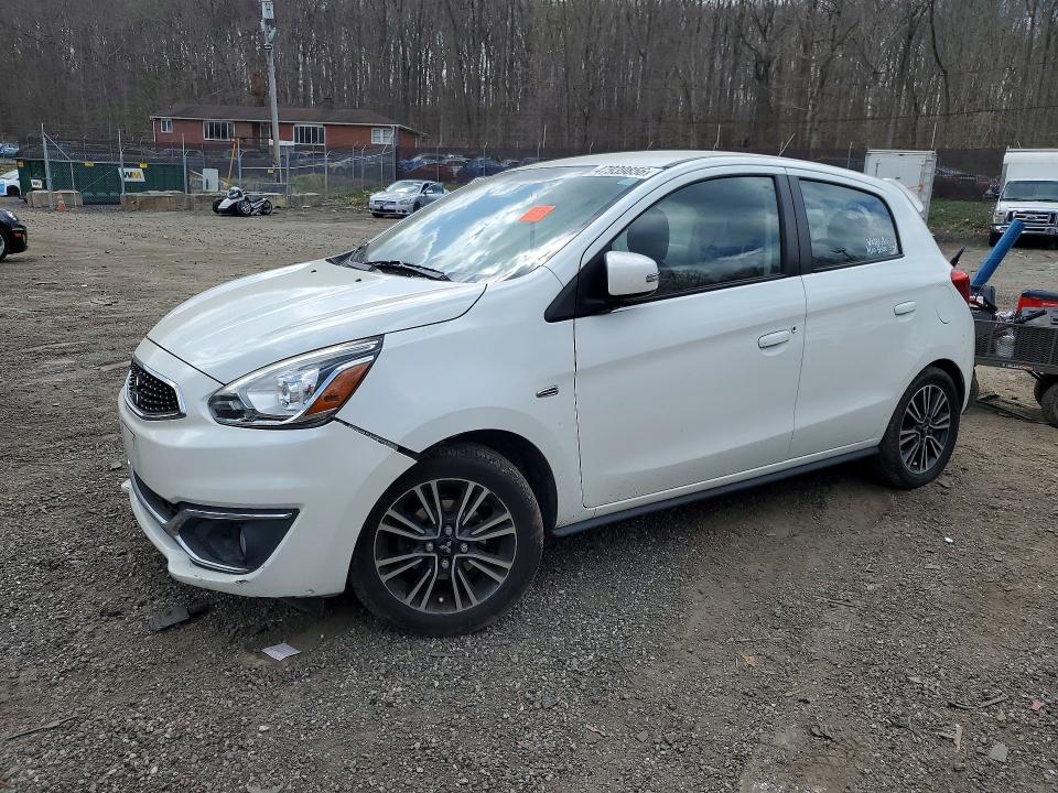 2019 Mitsubishi Mirage VIN ML32A5HJ2KH015039 COPART salvage auction — SIDE, Md - Cert Of Salvage > 75% Damage, sold $1,700 on 2026-07-07 (photo 1)