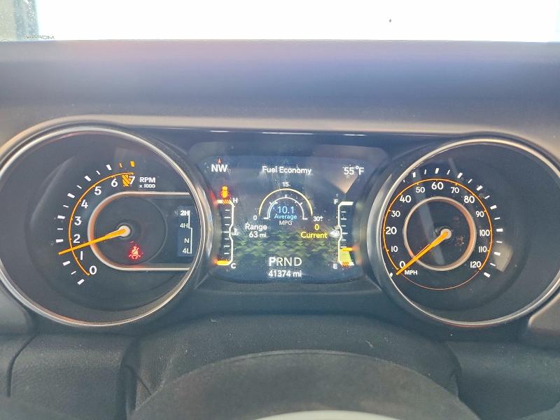 2021 Jeep Wrangler unlimited VIN 1C4HJXDG9MW519583 COPART salvage auction — NORMAL WEAR, IL - CERTIFICATE OF TITLE, sold $16,500 on 2026-07-16 (photo 9)