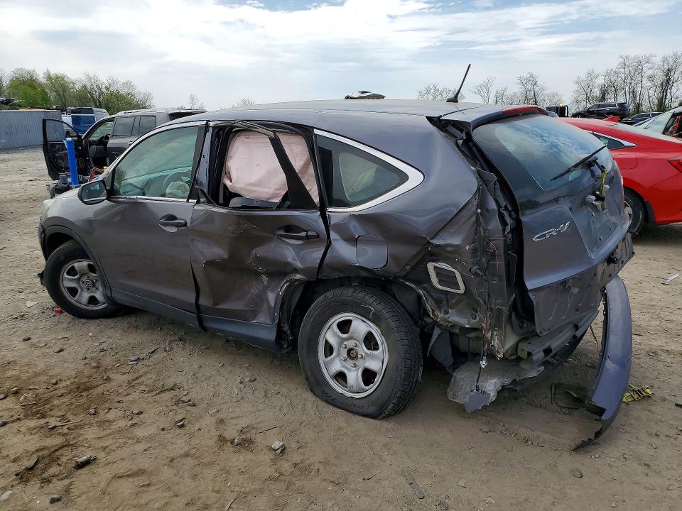 2015 Honda VIN 5J6RM4H33FL068196 COPART salvage auction — REAR END, Md - Cert Of Salvage > 75% Damage, sold $2,250 on 2026-07-02 (photo 2)