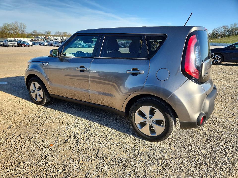 2016 Kia Soul VIN KNDJN2A26G7409347 COPART salvage auction — HAIL, Id - Salvage Certificate Of Title, sold $1,050 on 2026-07-14 (photo 2)