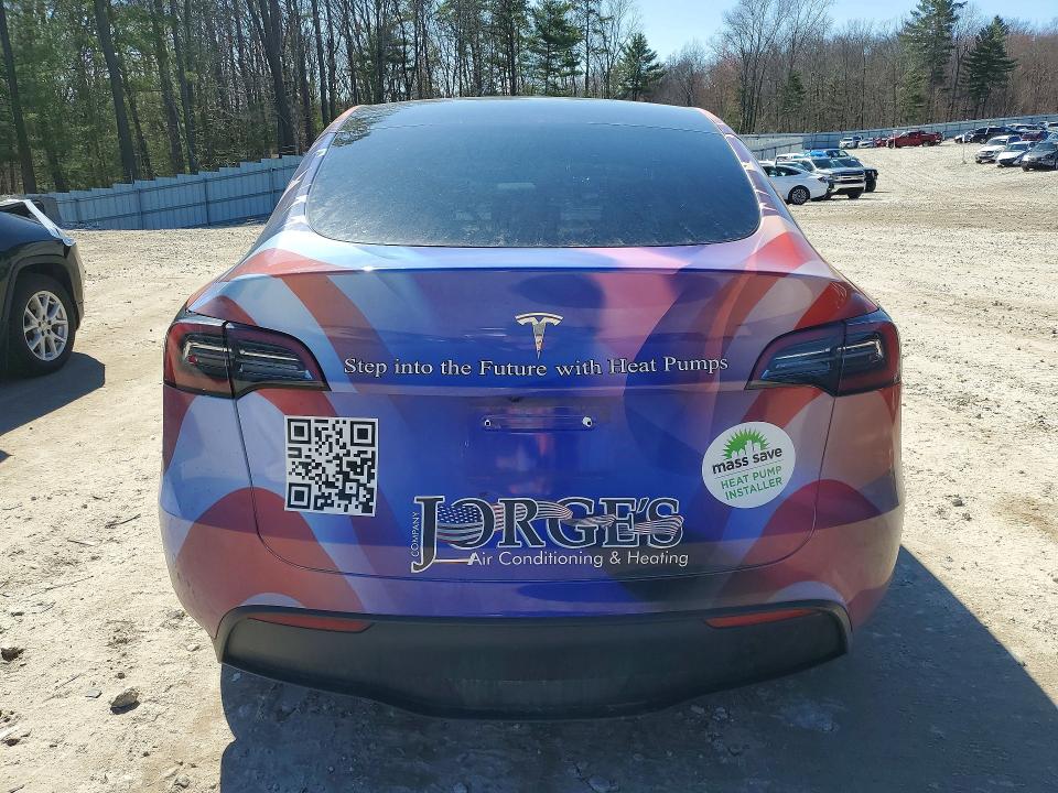 2024 Tesla VIN 7SAYGDED3RF087153 COPART salvage auction — SIDE, Ma - Cert Of Title-Salvage, sold $9,100 on 2026-07-15 (photo 6)