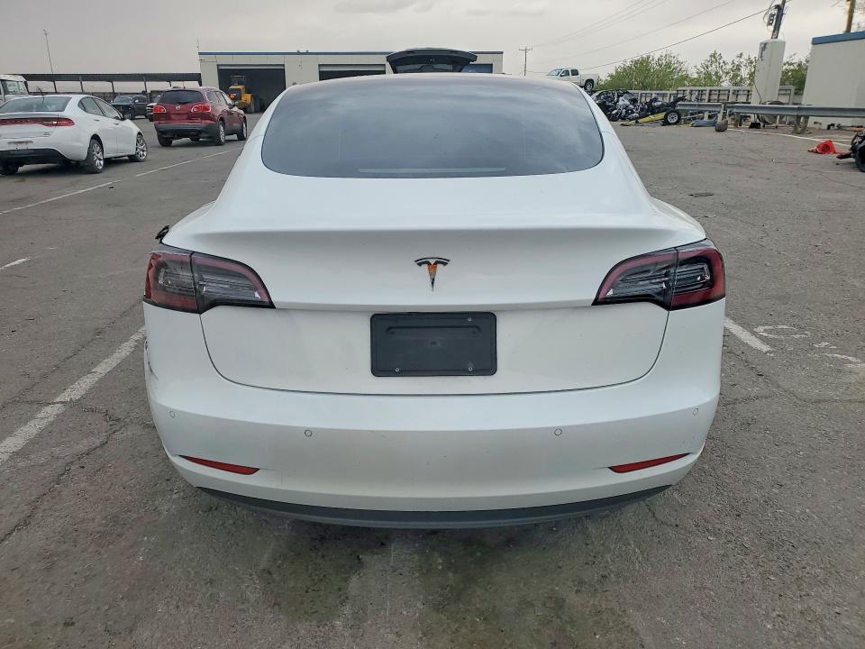 2022 Tesla Model 3 VIN 5YJ3E1EAXNF345101 COPART salvage auction — FRONT END, Tx - Salvage Vehicle Title, sold $175 on 2026-07-31 (photo 6)