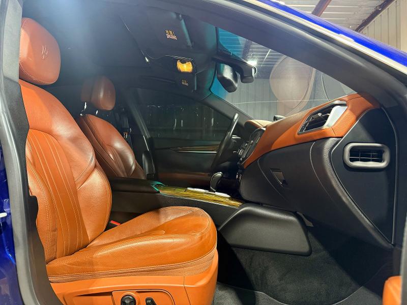 2014 Maserati Ghibli VIN ZAM57RTA0E1087454 COPART salvage auction — DAMAGE HISTORY, Co - Salvage Title (P), sold $18,400 on 2026-07-24 (photo 5)