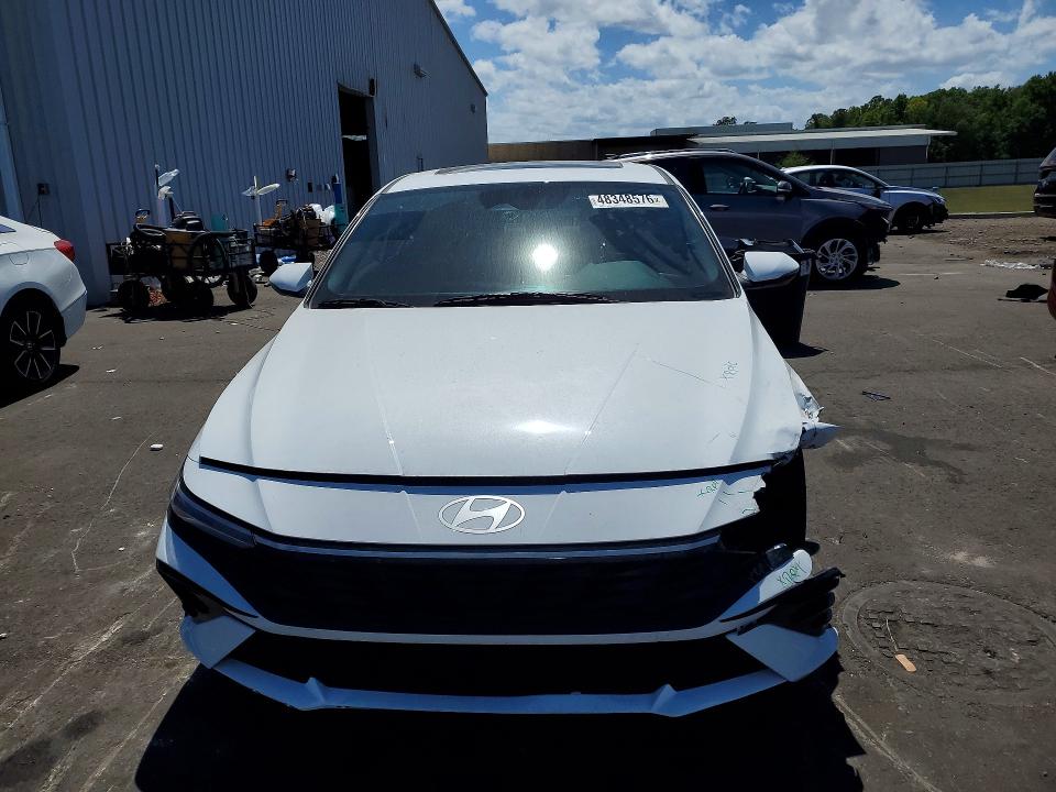 2025 Hyundai Elantra VIN KMHLN4DJ8SU141222 COPART salvage auction — FRONT END, FL, sold $6,600 on 2026-07-15 (photo 5)