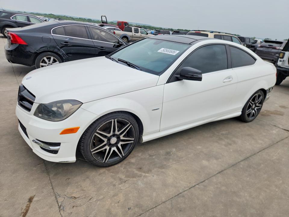 2014 Mercedes-benz C-klasse VIN WDDGJ4HB0EG265790 COPART salvage auction — REAR END, Tx - Salvage Vehicle Title, sold $2,550 on 2026-07-20 (photo 1)