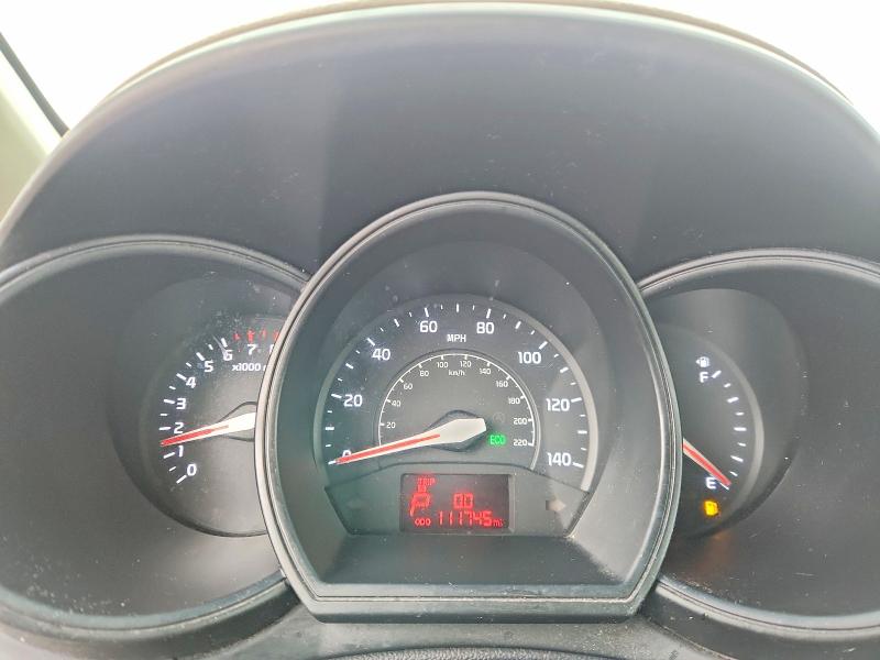 2013 Kia Rio VIN KNADM4A38D6290767 COPART salvage auction — REAR END, Wy - Dis/Dlr/Exp Only Clean Title, sold $275 on 2026-07-20 (photo 9)