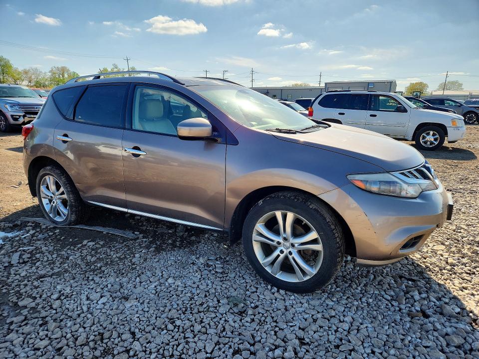 2011 Nissan Murano VIN JN8AZ1MWXBW151138 COPART salvage auction — SIDE, Il - Salvage Certificate, sold $475 on 2026-07-22 (photo 4)