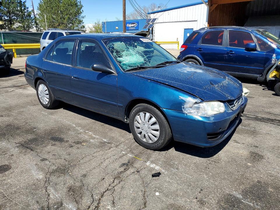 2001 Toyota Corolla VIN 1NXBR12E31Z485169 COPART salvage auction — FRONT END, Co - Public - Salvage Title, sold $275 on 2026-07-09 (photo 4)