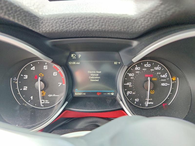 2021 Alfa romeo Stelvio VIN ZASPAJAN8M7C99804 COPART salvage auction — FRONT END, Fl - Certificate Of Title (P), sold $12,500 on 2026-07-28 (photo 9)