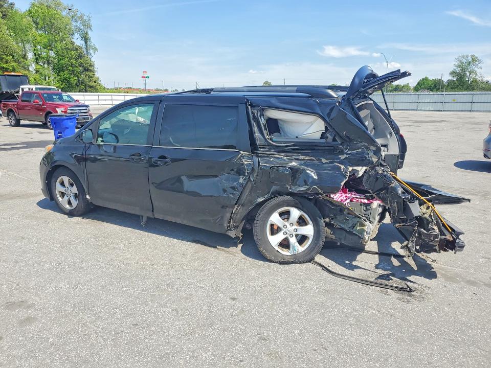 2015 Toyota Sienna VIN 5TDKK3DC9FS581268 COPART salvage auction — REAR END, Nc - Salvage Certificate Of Title, sold $1,650 on 2026-07-16 (photo 2)