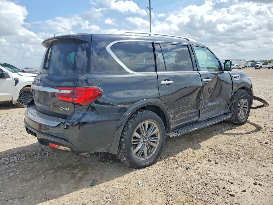 2018 Infiniti Qx80 VIN JN8AZ2NF0J9661614 COPART salvage auction — FRONT END, Tx - Salvage Vehicle Title, sold $875 on 2026-07-23 (photo 3)