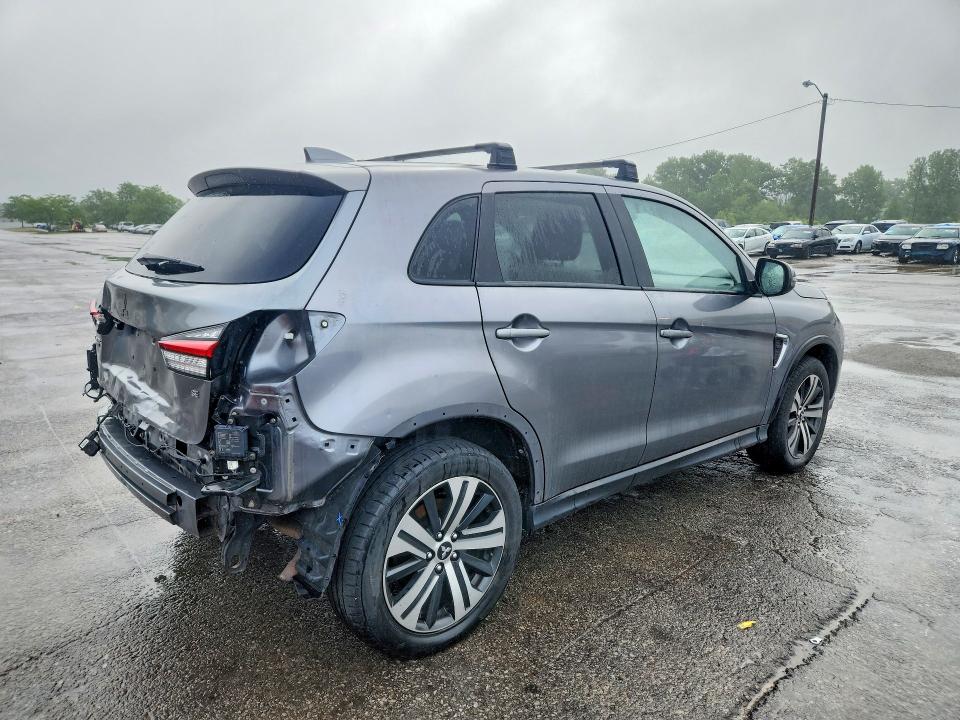 2021 Mitsubishi Outlander VIN JA4APVAU9MU011747 COPART salvage auction — REAR END, Wv - Salvage Certificate, sold $4,100 on 2026-07-09 (photo 3)