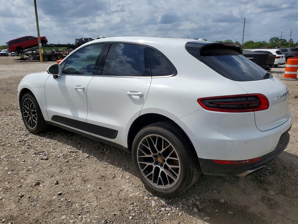 2017 Porsche Macan VIN WP1AA2A51HLB09390 COPART salvage auction — FRONT END, TX - SALVAGE VEHICLE TITLE, sold $6,300 on 2026-07-02 (photo 2)