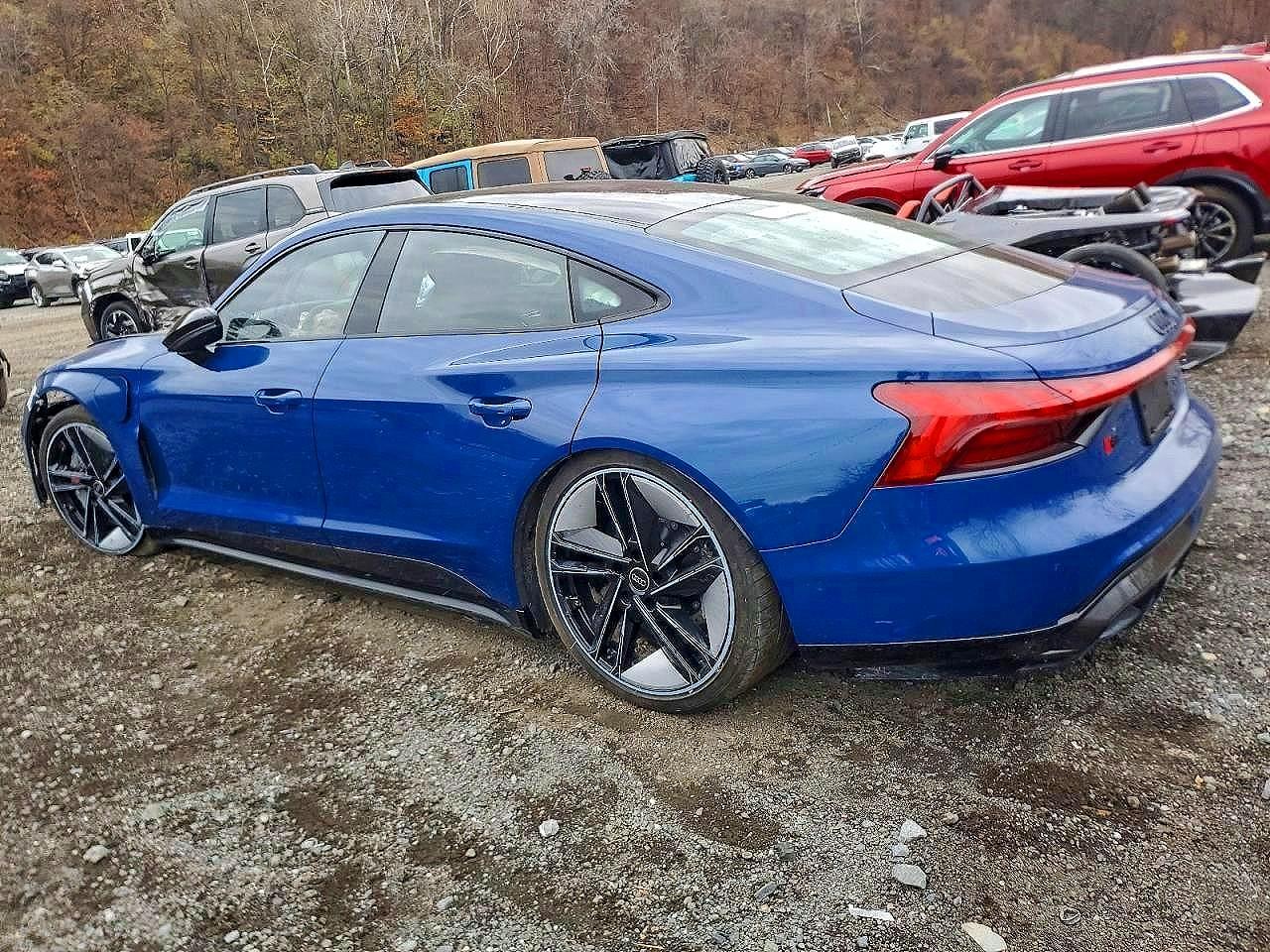 2024 Audi RS e-tron GT VIN WAUBHBFW3R7900076 COPART salvage auction — Front End, NJ - CERT OF TITLE-SALVAGE, sold $29,250 on 2026-07-07 (photo 2)