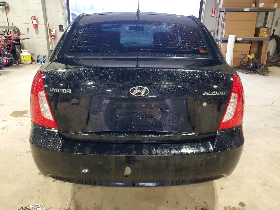 2010 Hyundai Accent VIN KMHCN4BC3AU517215 COPART salvage auction — VANDALISM, On - Permit No Brand - Unfit, sold $300 on 2026-07-23 (photo 6)