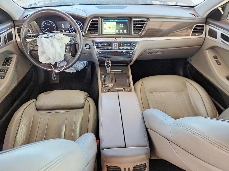 2015 Hyundai Genesis VIN KMHGN4JE8FU016851 COPART salvage auction — FRONT END, Salvage Title, sold $625 on 2026-07-28 (photo 8)