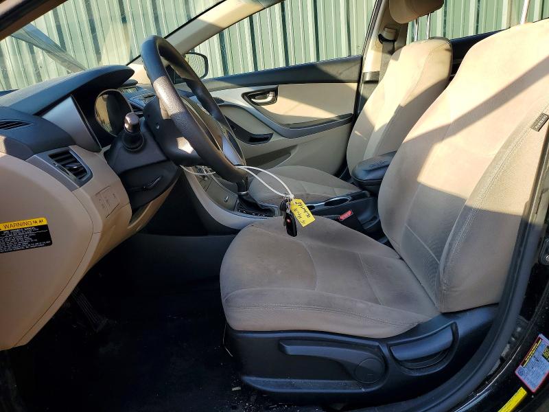 2015 Hyundai Elantra VIN KMHDH4AE3FU437452 COPART salvage auction — FRONT END, Id - Salvage Certificate Of Title, sold $1,300 on 2026-07-13 (photo 7)