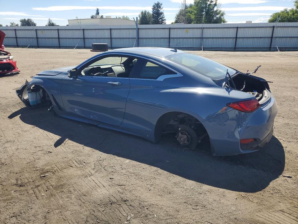 2022 Infiniti Q60 VIN JN1FV7LK9NM660722 COPART salvage auction — VANDALISM, Ca - Salvage Certificate, sold $5,200 on 2026-07-06 (photo 2)
