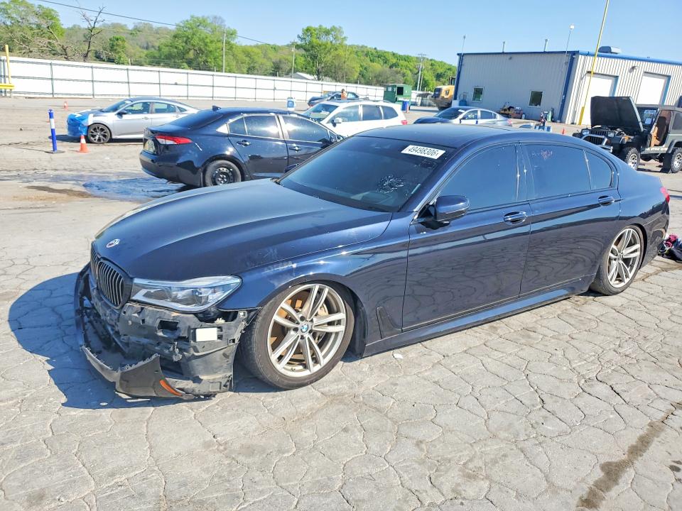 2017 BMW 7 series VIN WBA7F2C52HG421718 COPART salvage auction — FRONT END, Tn - Certificate Of Title (P), sold $3,050 on 2026-07-06 (photo 1)