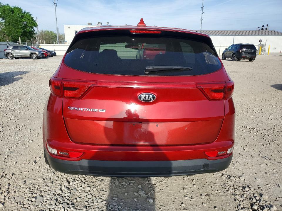2019 Kia Sportage VIN KNDPM3AC7K7492274 COPART salvage auction — HAIL, OH, sold $3,750 on 2026-07-17 (photo 6)