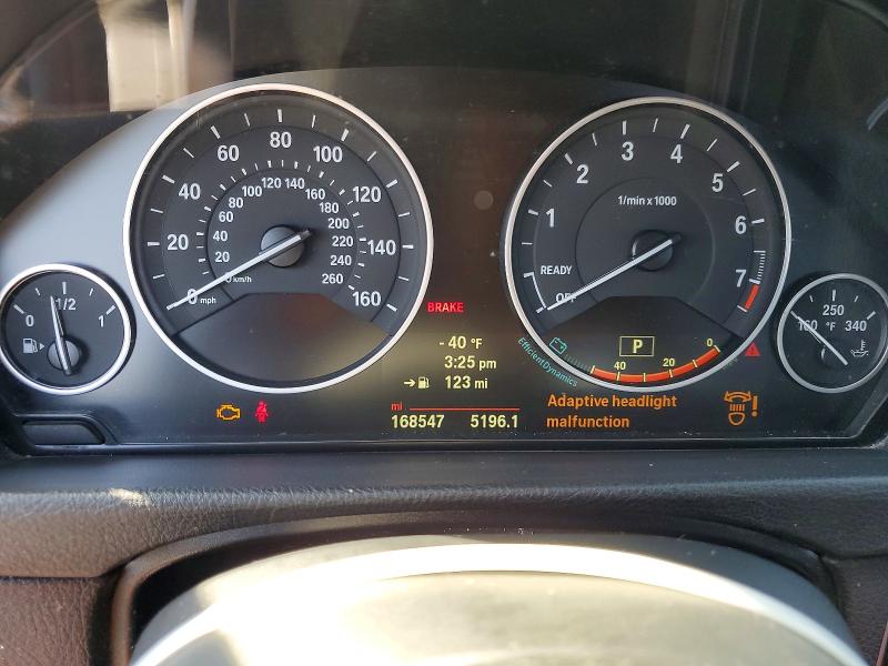 2014 BMW 4er VIN WBA3N7C55EK222024 COPART salvage auction — FRONT END, Ca - Salvage Certificate, sold $500 on 2026-07-29 (photo 9)