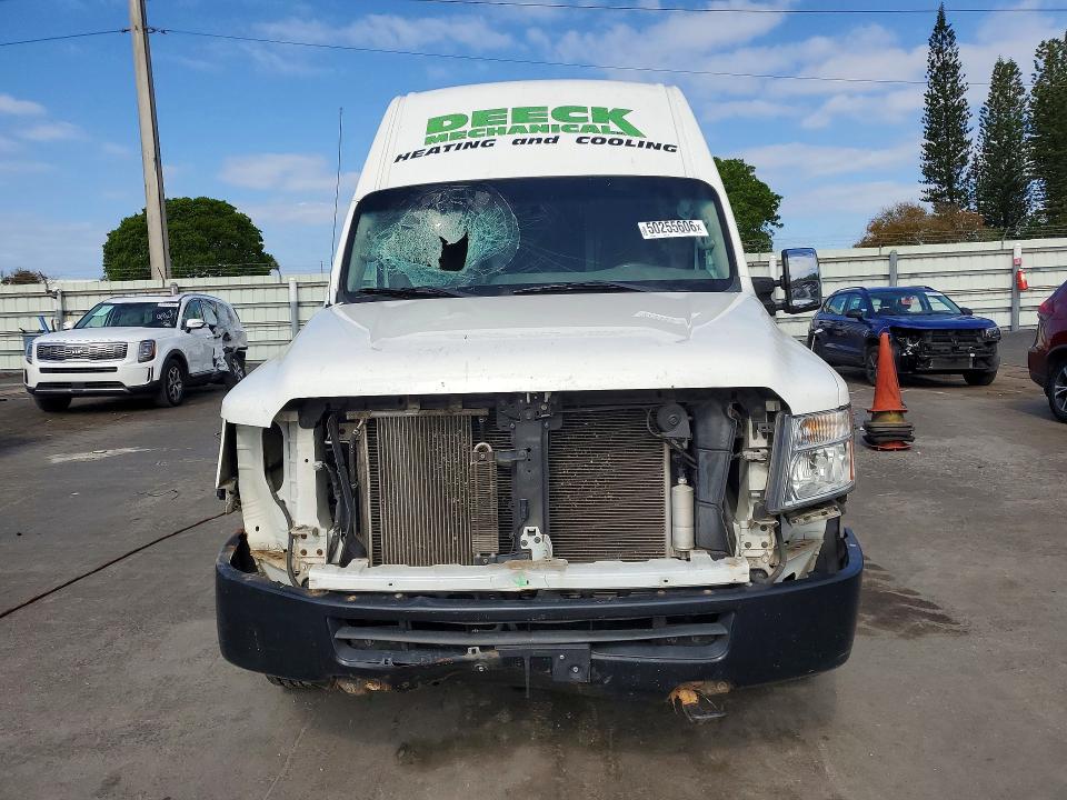 2019 Nissan Nv 2500 VIN 1N6AF0LYXKN811327 COPART salvage auction — MECHANICAL, Nc - Salvage Certificate Of Title, sold $3,450 on 2026-07-30 (photo 5)